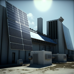 Solar Kollektoren Auf Fabrik